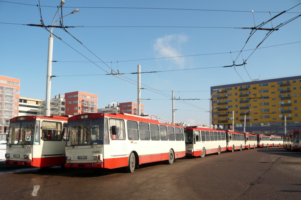 Vilnius, Škoda 14Tr02/6 — 2486; Vilnius — Loops and lines