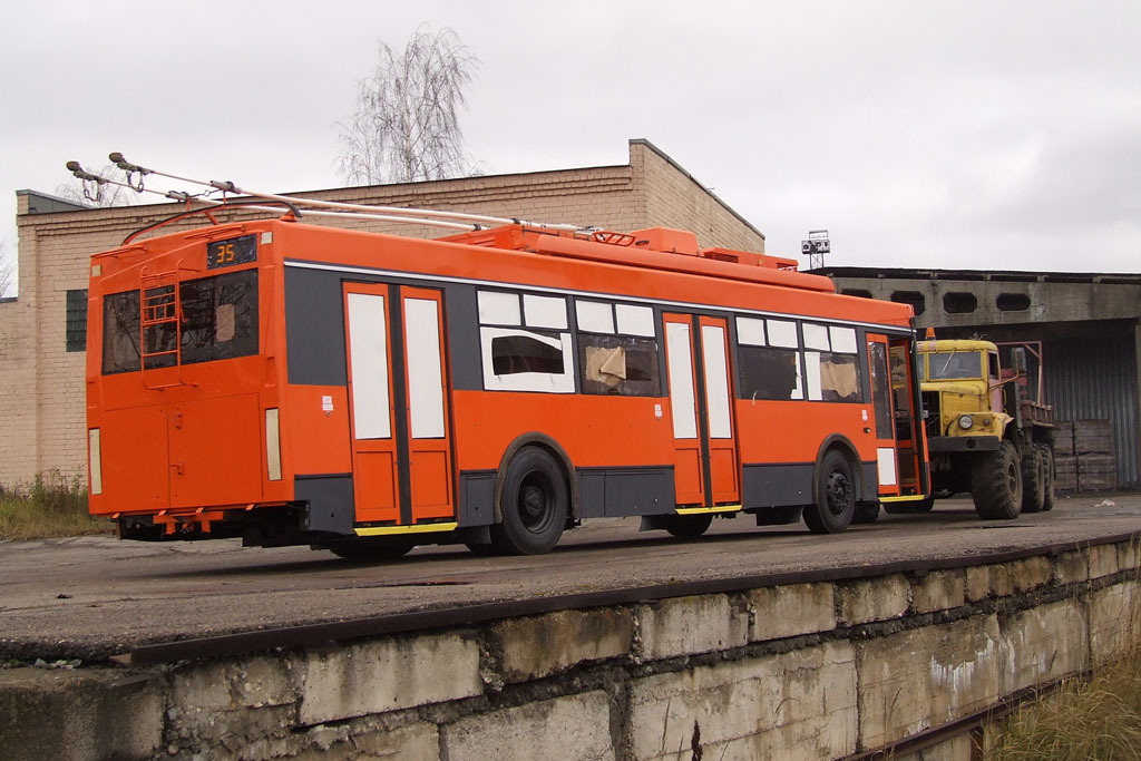 Tver — New trolleybuses without license plates (2002 — 2015).