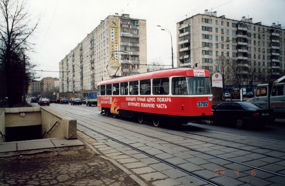 Moskva, Tatra T3SU č. 3792
