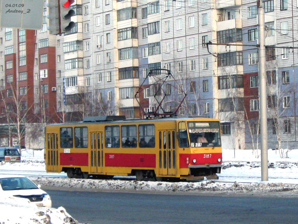 Barnaul, Tatra T6B5SU # 3187