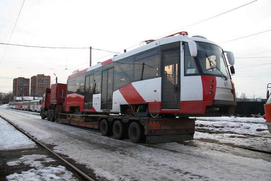 Nijni Novgorod, 71-153 (LM-2008) nr. 2501; Nijni Novgorod — Testing of new LM-2008 (71-153) tram car