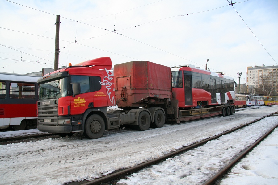 Нижний Новгород — Испытания нового вагона ЛМ-2008 (71-153)