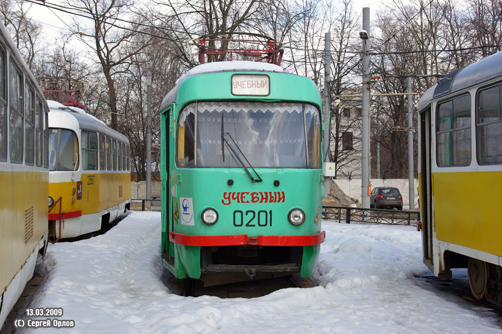 Москва, Tatra T3SU № 0201