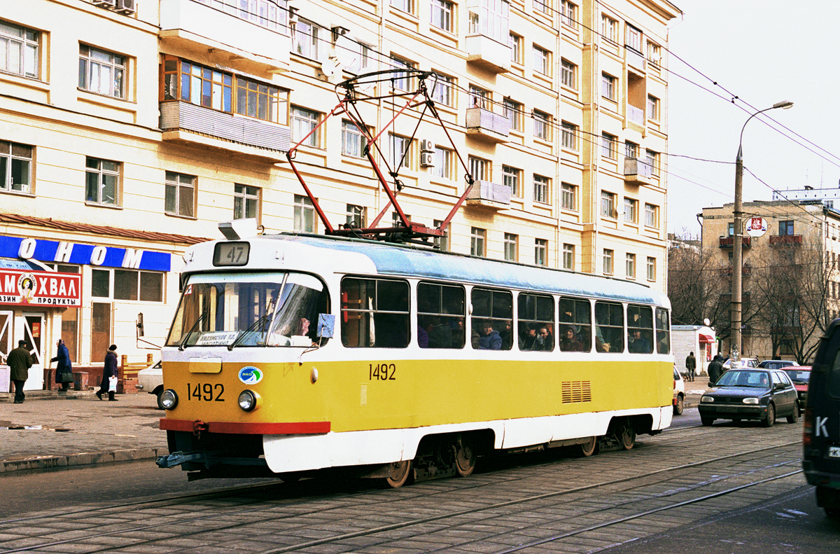 Moszkva, Tatra T3SU — 1492