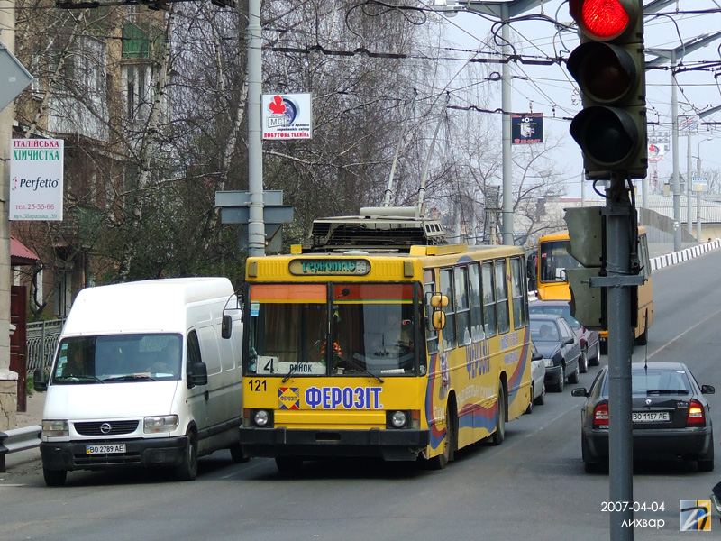 Ternopil, YMZ T1R (Т2P) № 121
