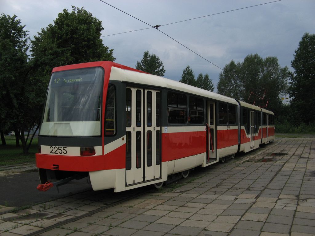 Москва, Tatra KT3R № 2255