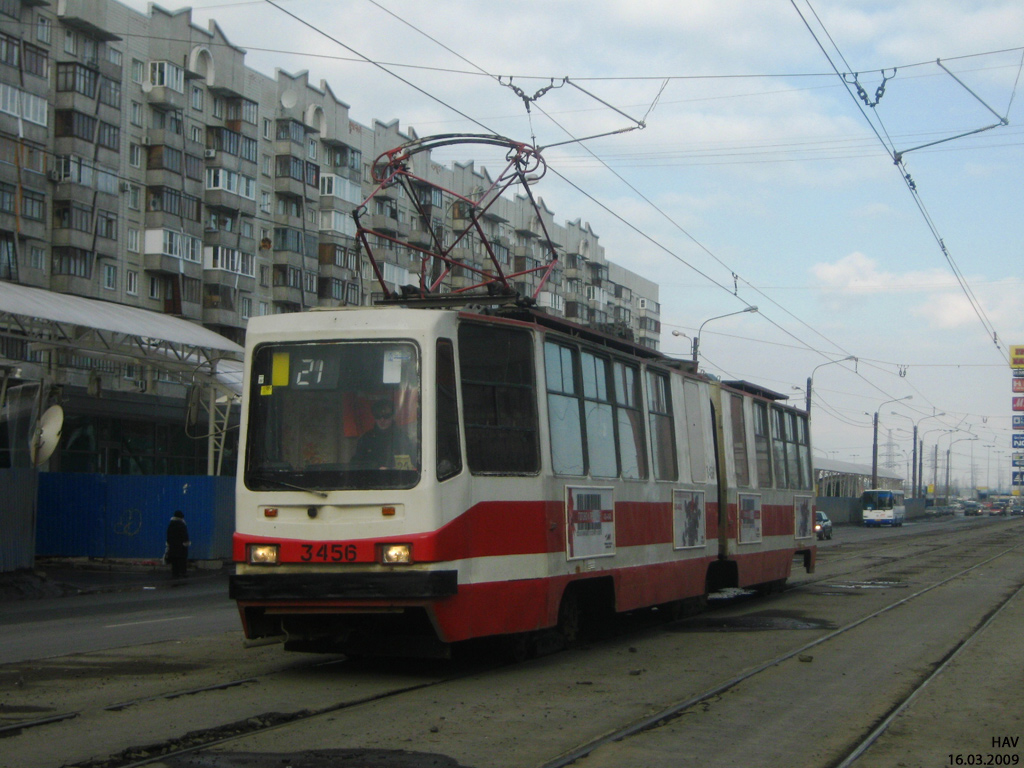 Санкт-Петербург, ЛВС-86К-М № 3456