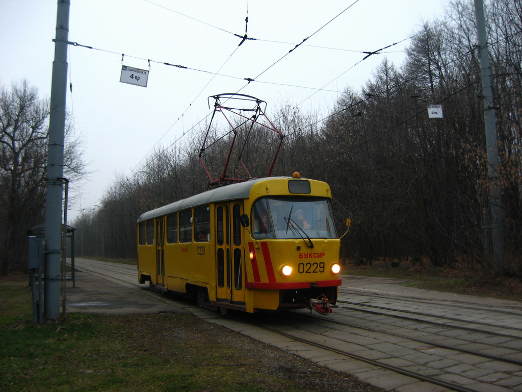Москва, Tatra T3SU № 0229