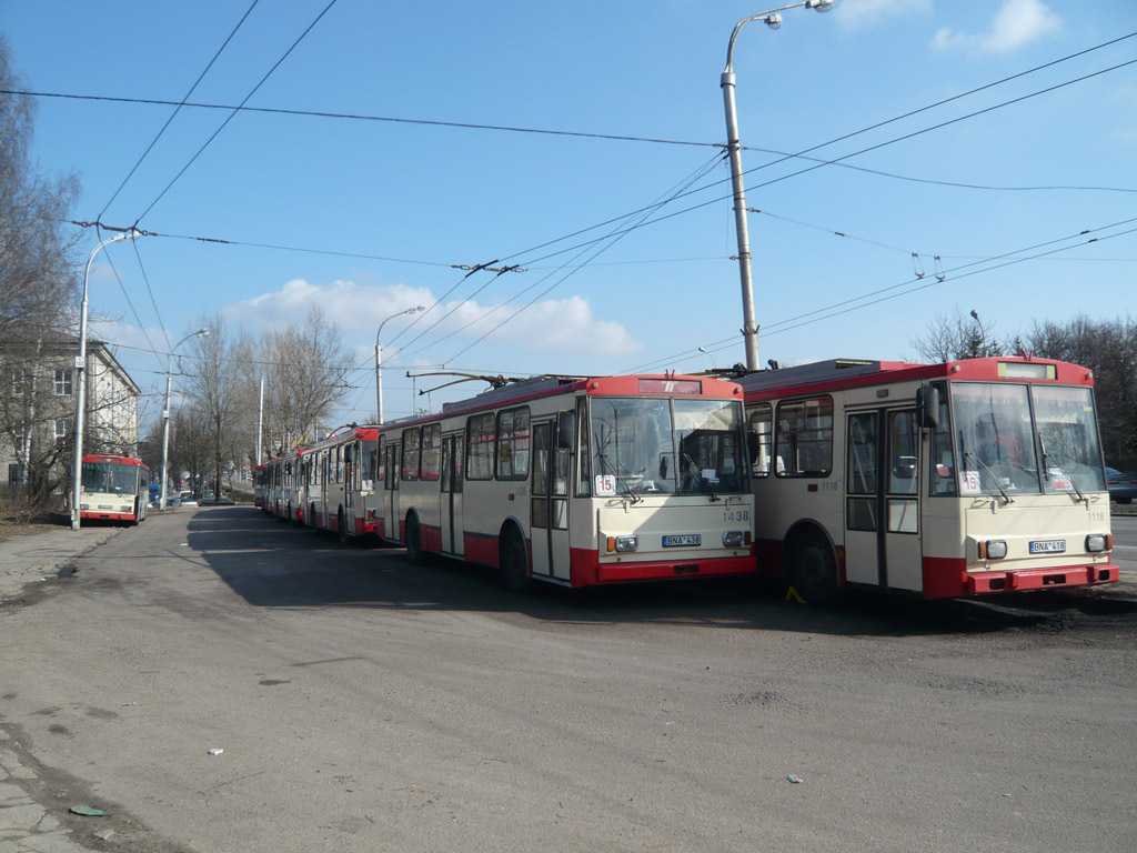 Vilnius, Škoda 14Tr02 Nr. 1438; Vilnius — Loops and lines
