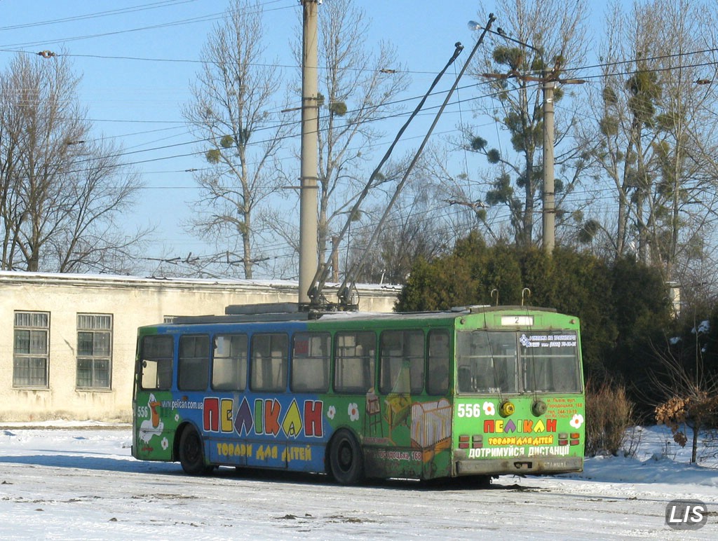 Львоў, Škoda 14Tr89/6 № 556