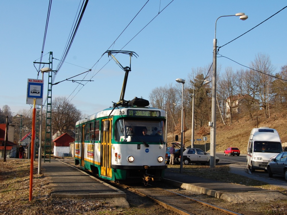 Liberec - Jablonec nad Nisou, Tatra T3R.PV č. 20