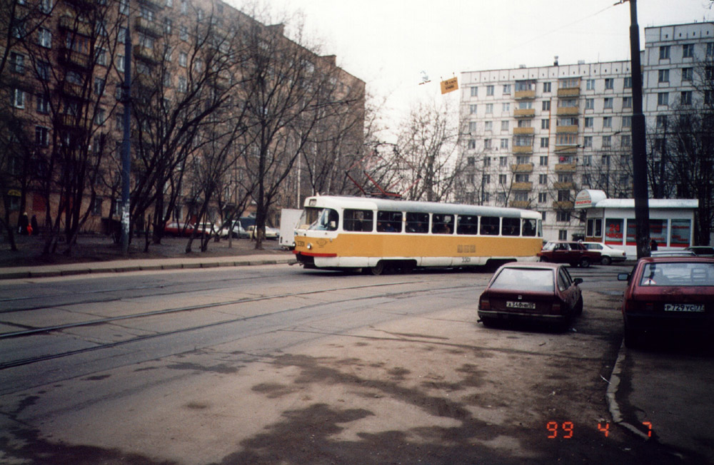 Москва, Tatra T3SU № 3301