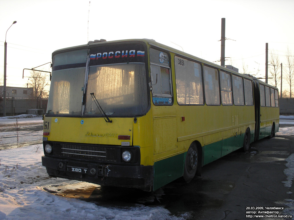 Tcheliabinsk, Ikarus 280.93 N°. 3851