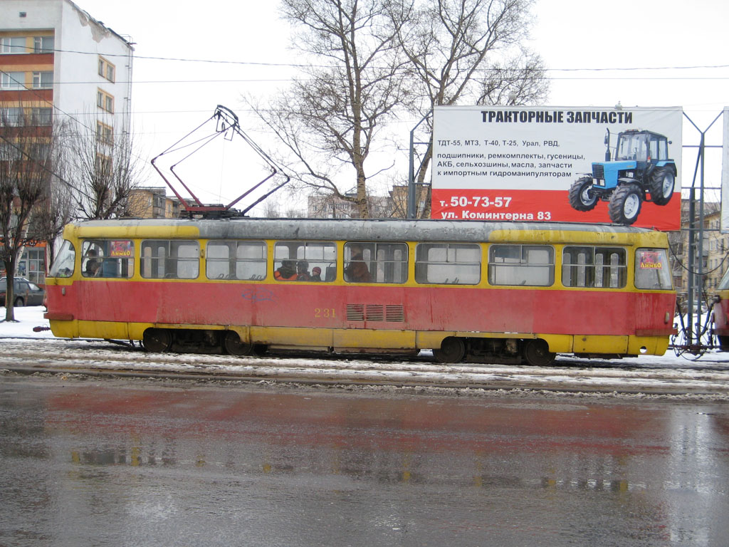Цвер, Tatra T3SU № 231
