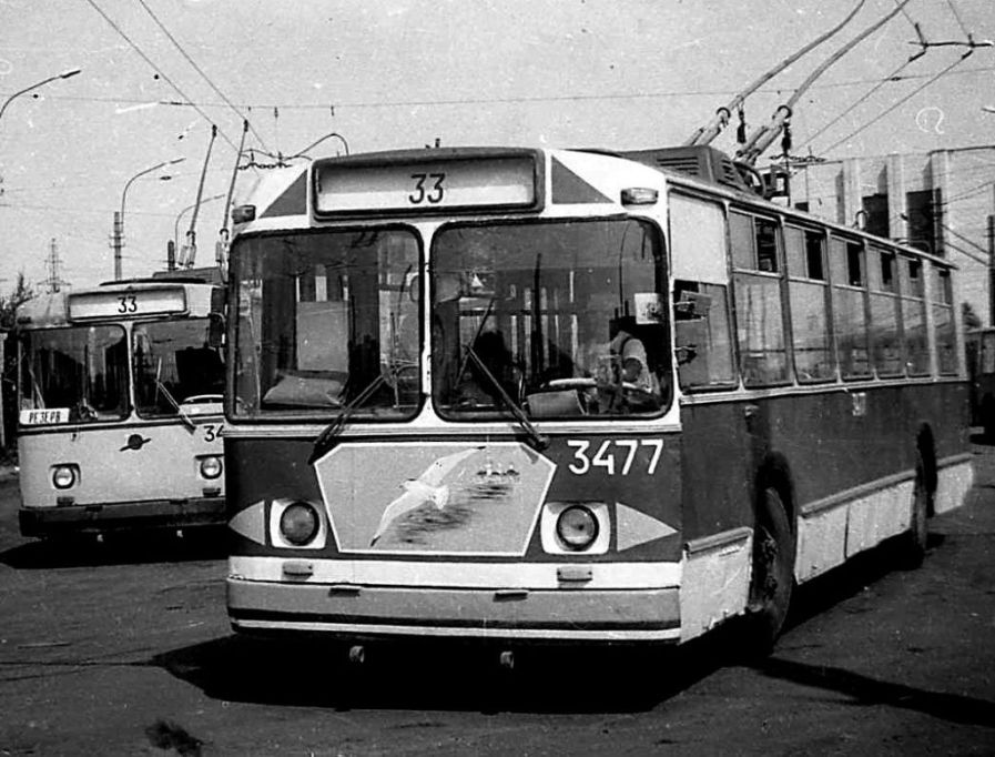 Санкт-Петербург, ЗиУ-682В № 3477; Санкт-Петербург — Исторические фотографии троллейбусов