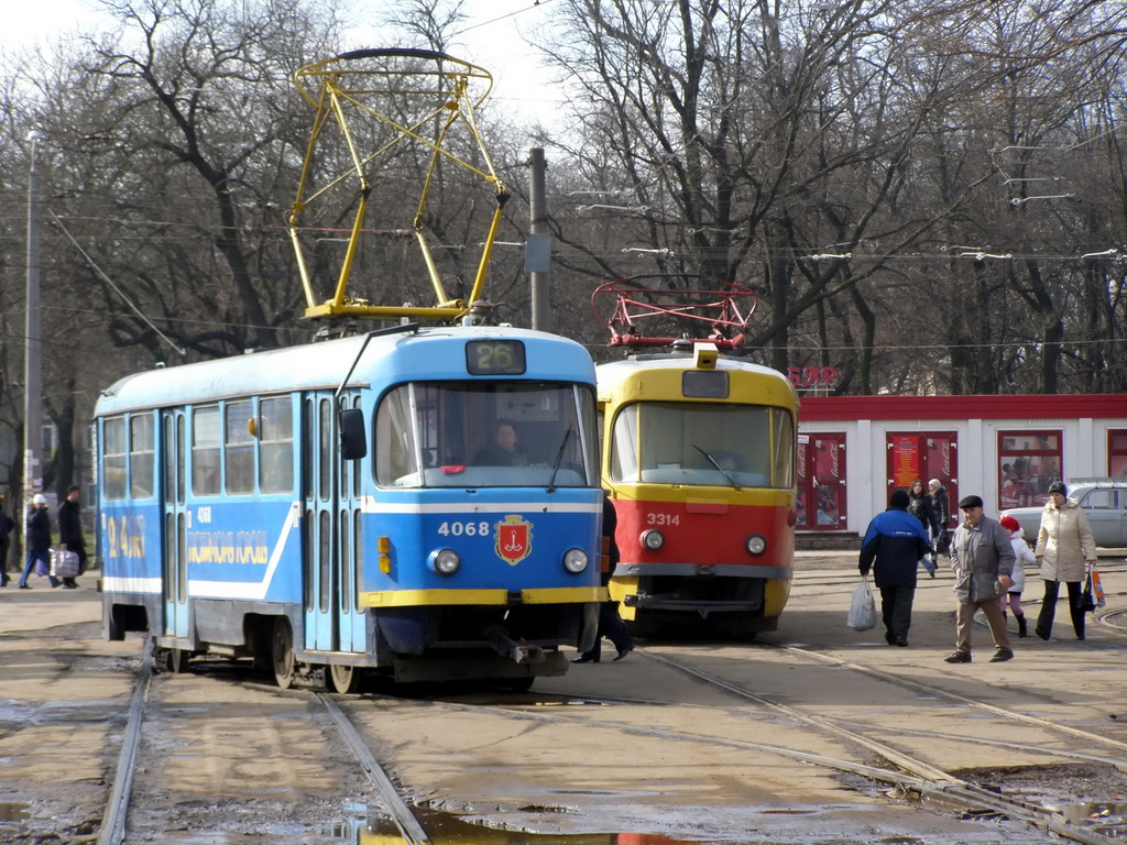 Одесса, Tatra T3R.P № 4068