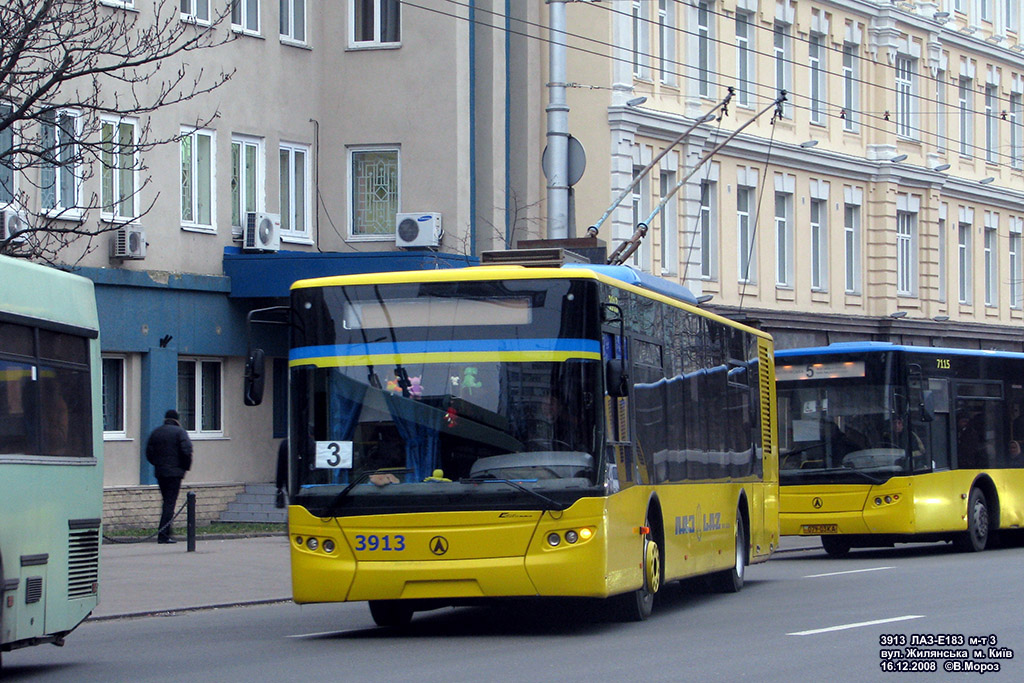 Kyiv, LAZ E183D1 № 3913