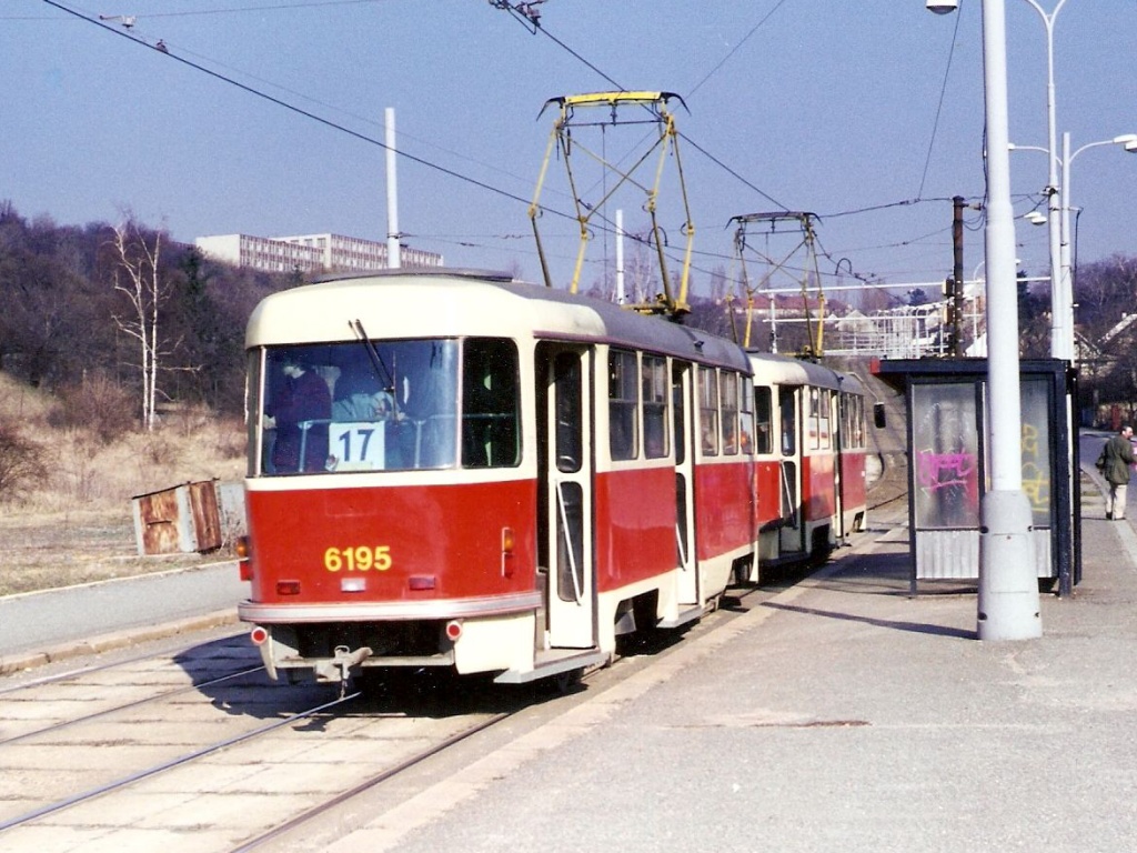 Прага, Tatra T3 № 6195