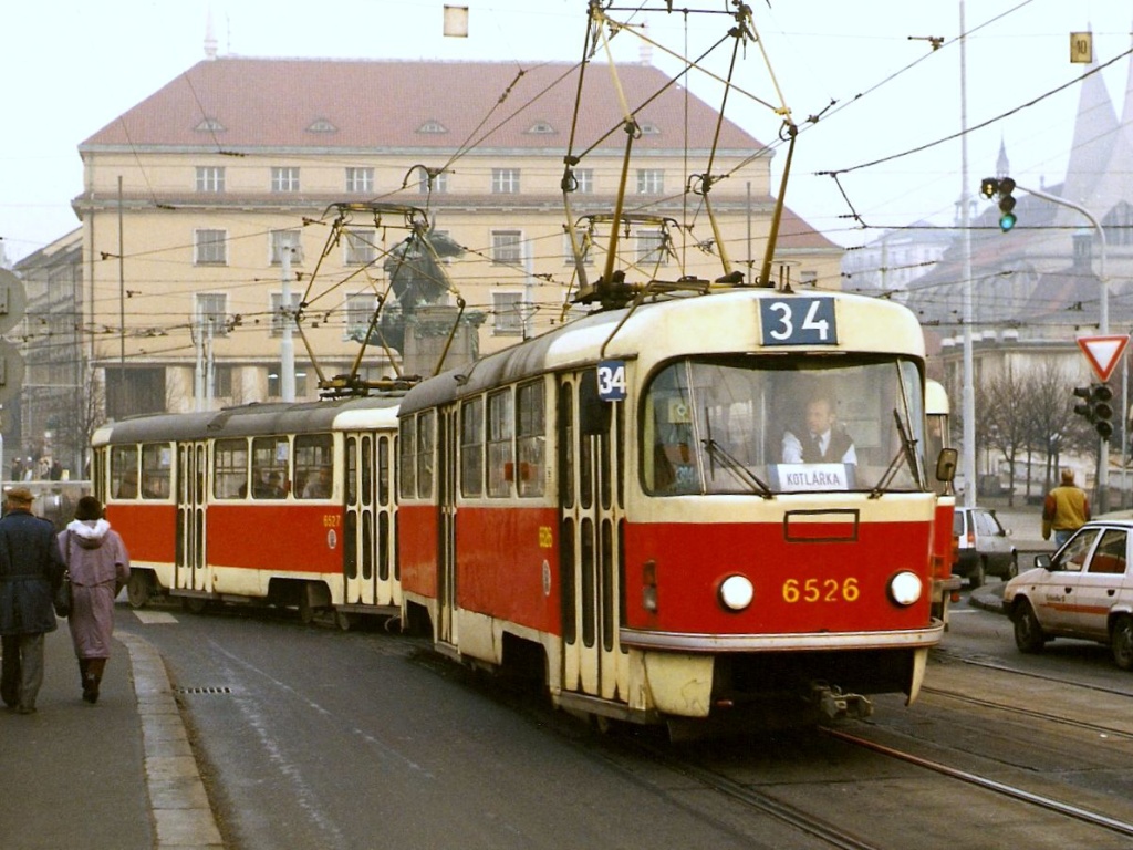 Prague, Tatra T3 № 6526; Prague, Tatra T3 № 6527