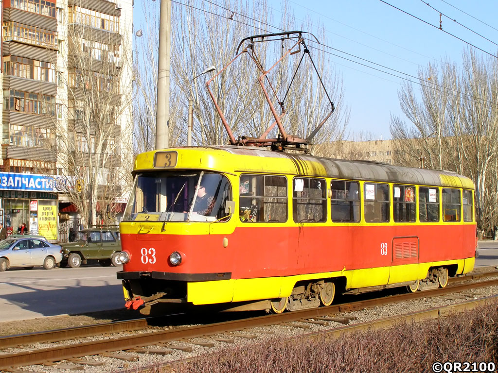 Volžska, Tatra T3SU (2-door) № 83