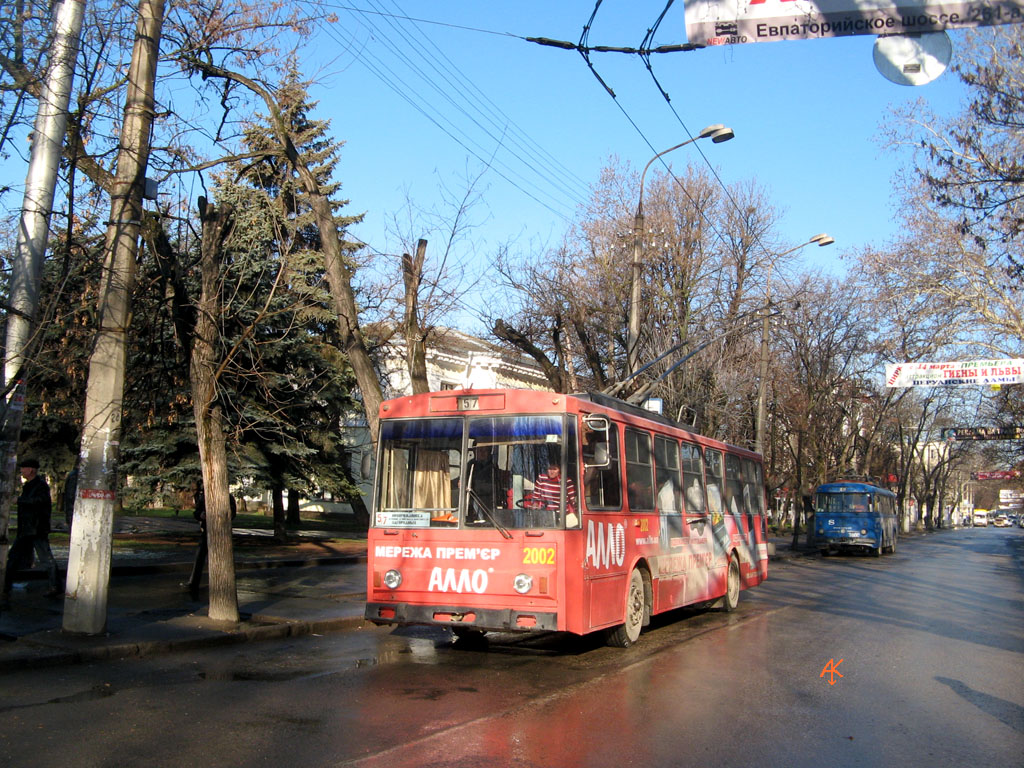 Крымский троллейбус, Škoda 14Tr02/6 № 2002