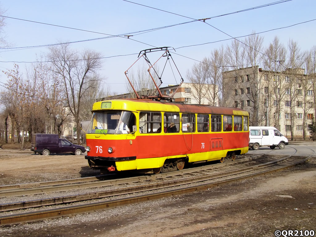 Волзький, Tatra T3SU (двухдверная) № 76
