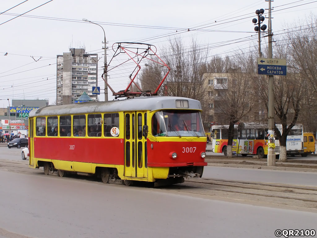 Volgograd, Tatra T3SU (2-door) # 3007