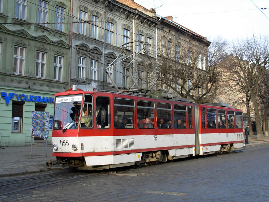 Lviv, Tatra KT4D № 1155