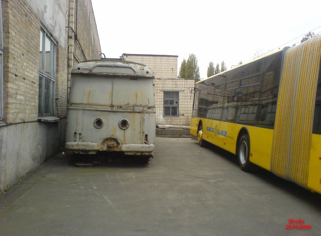 Kiev, Škoda 9Tr22 N°. 1556; Kiev — Sheds