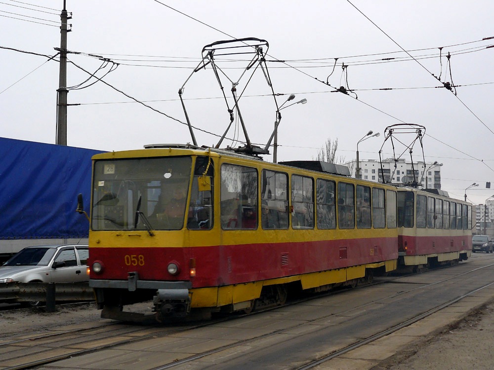 Kyiv, Tatra T6B5SU # 058