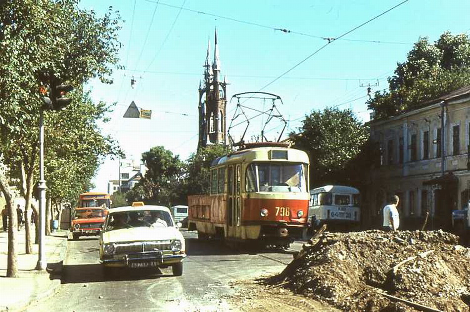 Самара, Tatra T3SU (двухдверная) № 798; Самара — Исторические фотографии — Трамвай и Троллейбус (1942-1991)