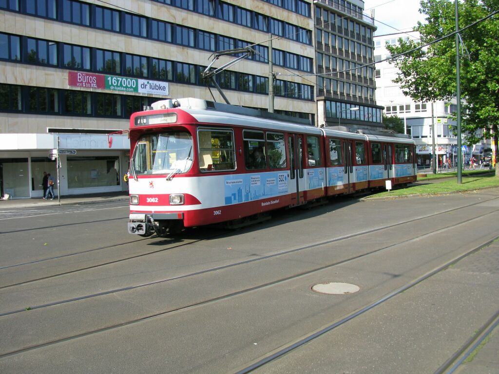 Düsseldorf, Duewag GT8S № 3062