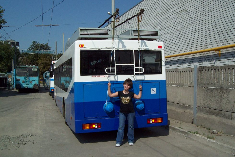 Dnipro — Electric transit workers