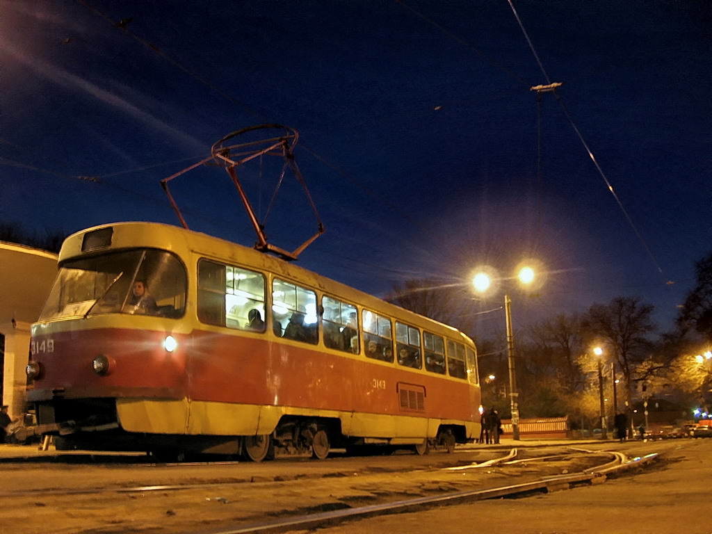 Одесса, Tatra T3SU (двухдверная) № 3149
