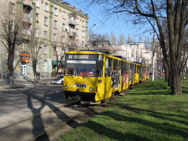 Днепр, Татра-Юг Т6Б5 № 3001