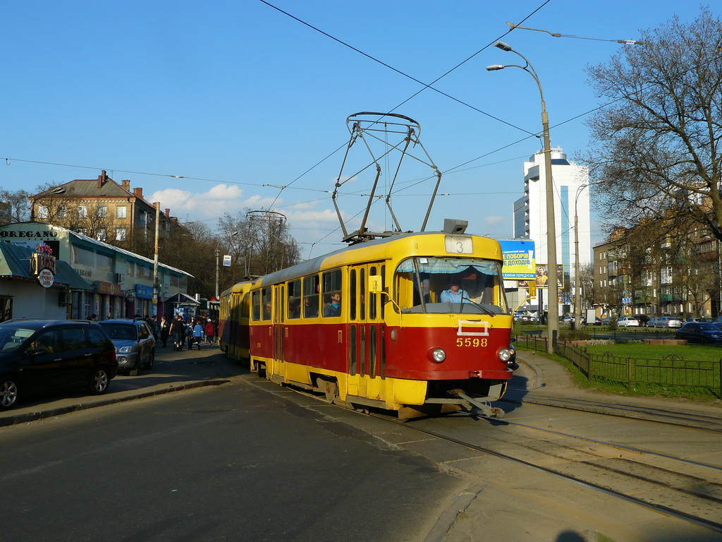Киев, Tatra T3SU № 5598