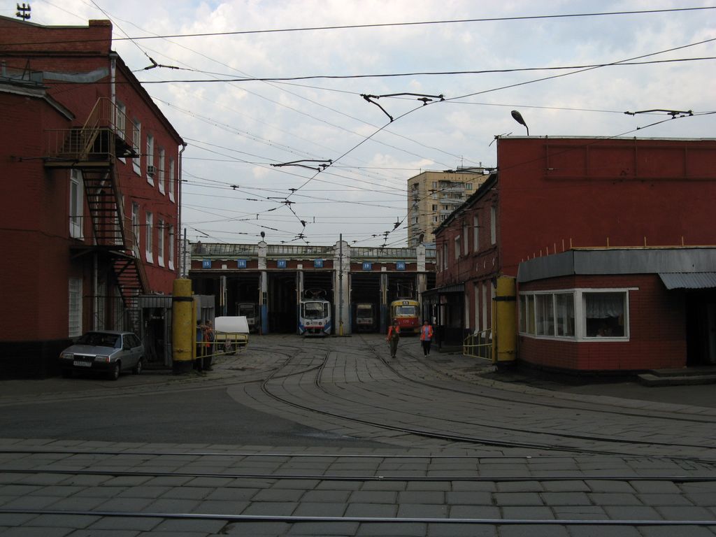 Moszkva — Tram depots: [1] Apakova