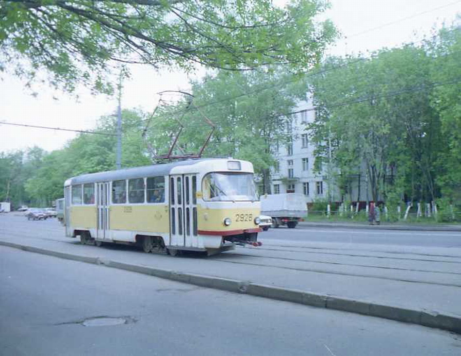 Москва, Tatra T3SU № 2928