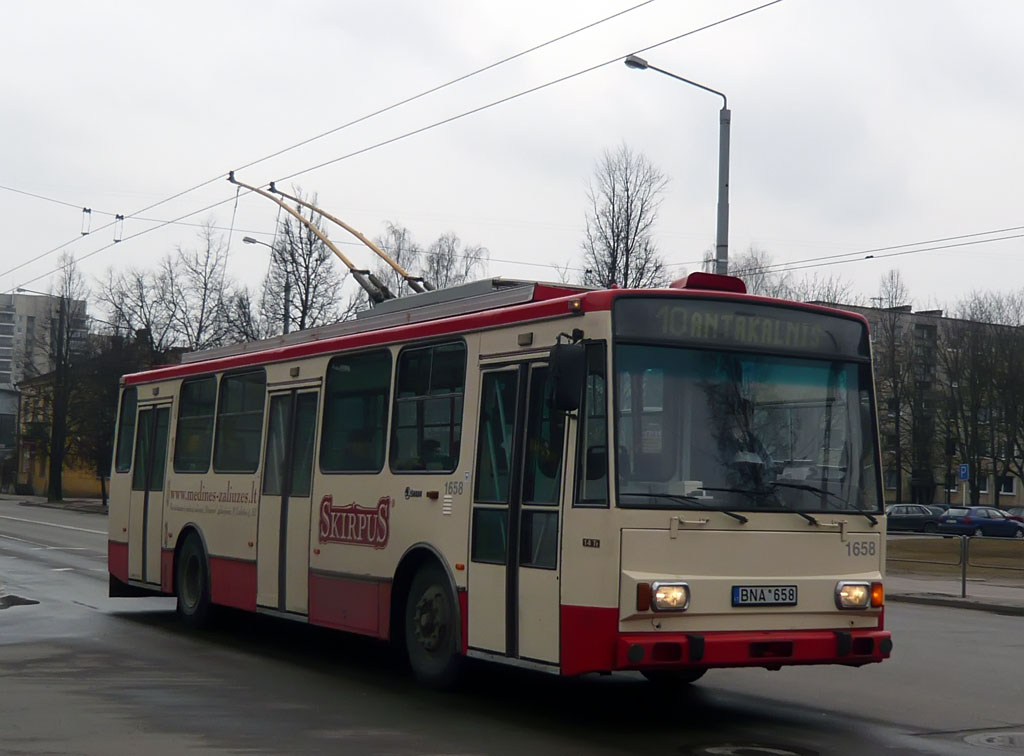 Vilnius, Škoda 14Tr17/6M č. 1658
