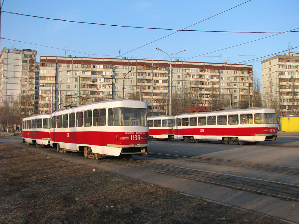 Szamara, Tatra T3SU (2-door) — 1136; Szamara, Tatra T3SU (2-door) — 2028; Szamara — Terminus stations and loops (tramway)