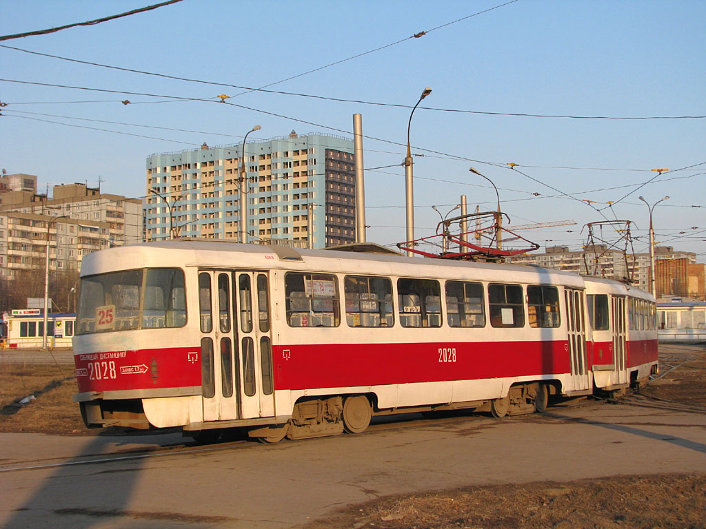 Самара, Tatra T3SU (двухдверная) № 2028