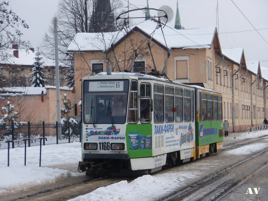 Lviv, Tatra KT4D # 1166