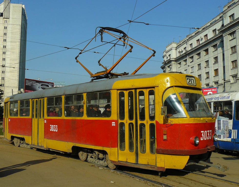 Харьков, Tatra T3SU № 3033