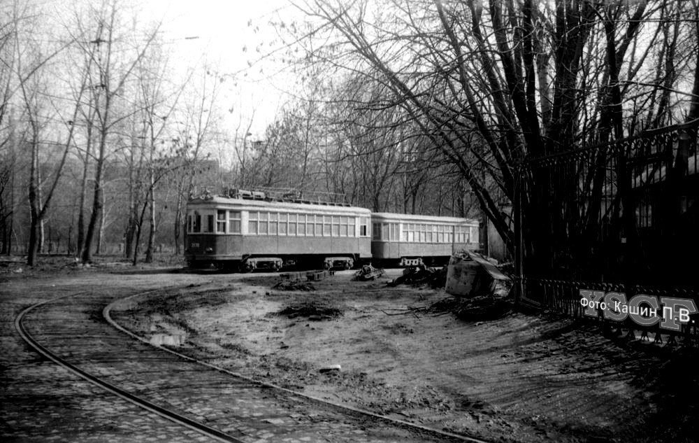 Moscow, KM # 2170; Moscow — Historical photos — Tramway and Trolleybus (1946-1991); Moscow — Tram depots: [5] Rusakova