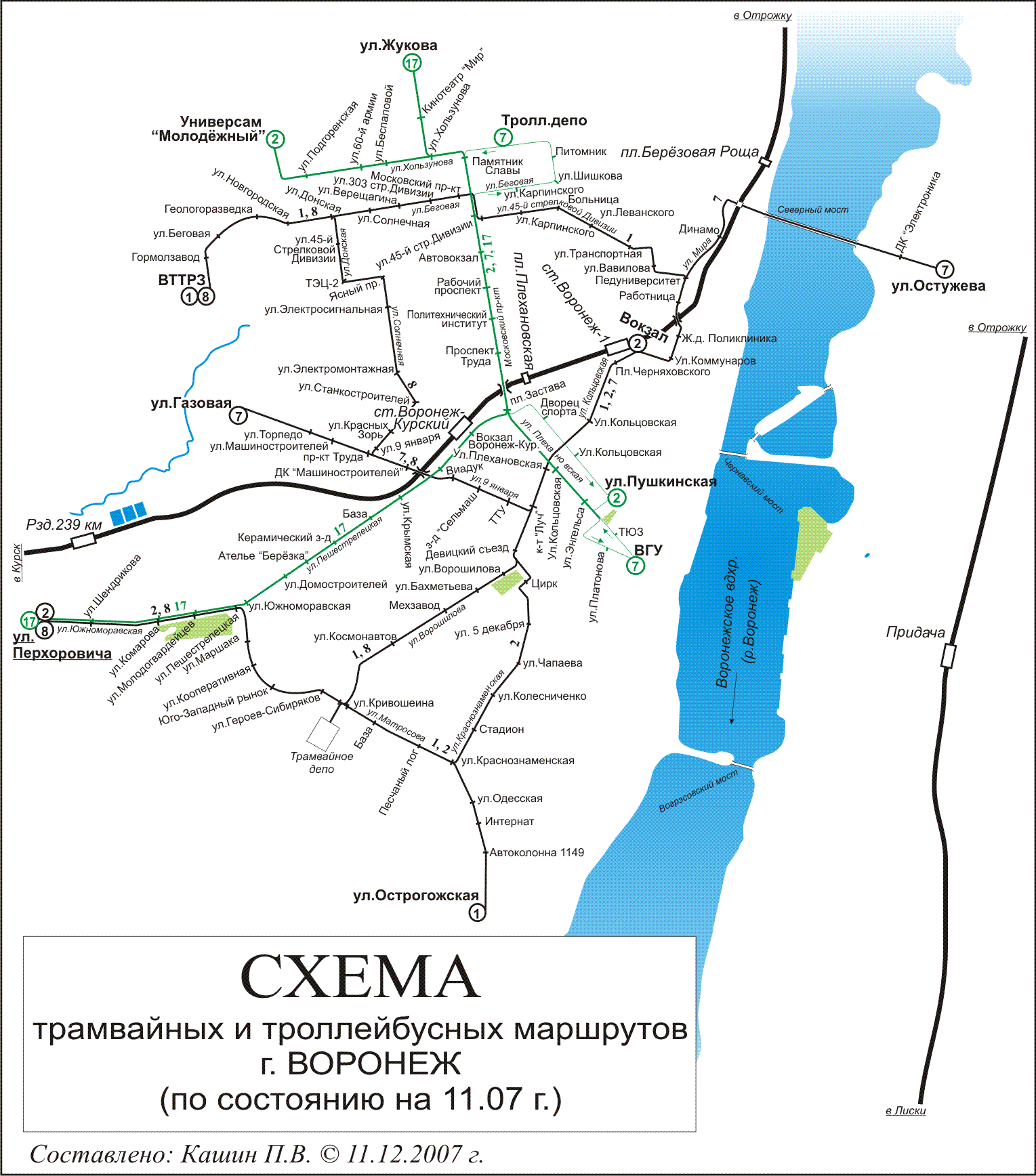 Воронеж — Схемы