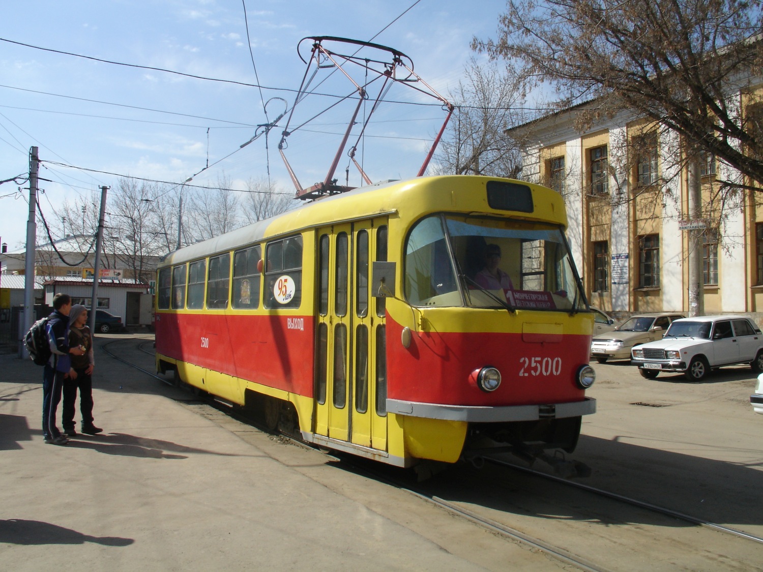 Волгоград, Tatra T3SU (двухдверная) № 2500