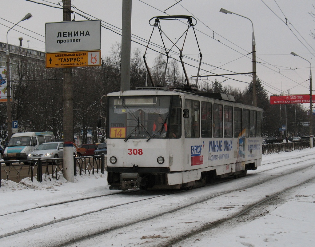 Tula, Tatra T6B5SU № 308