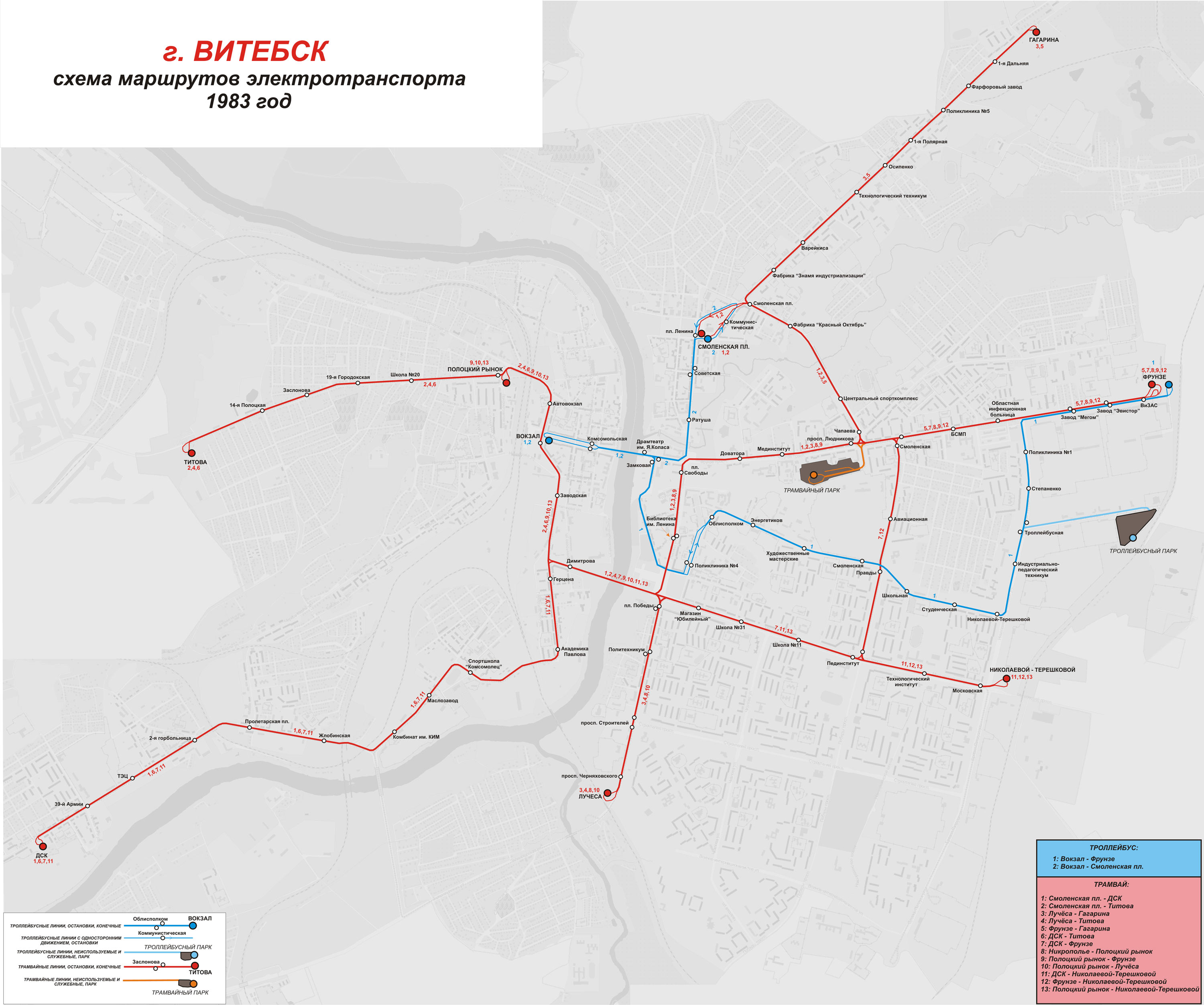 Witebsk — Maps