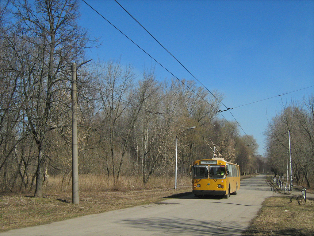 Ryazan, ZiU-682G [G00] nr. У-36; Ryazan — Trolleybus line at Lesopark (Woodland)