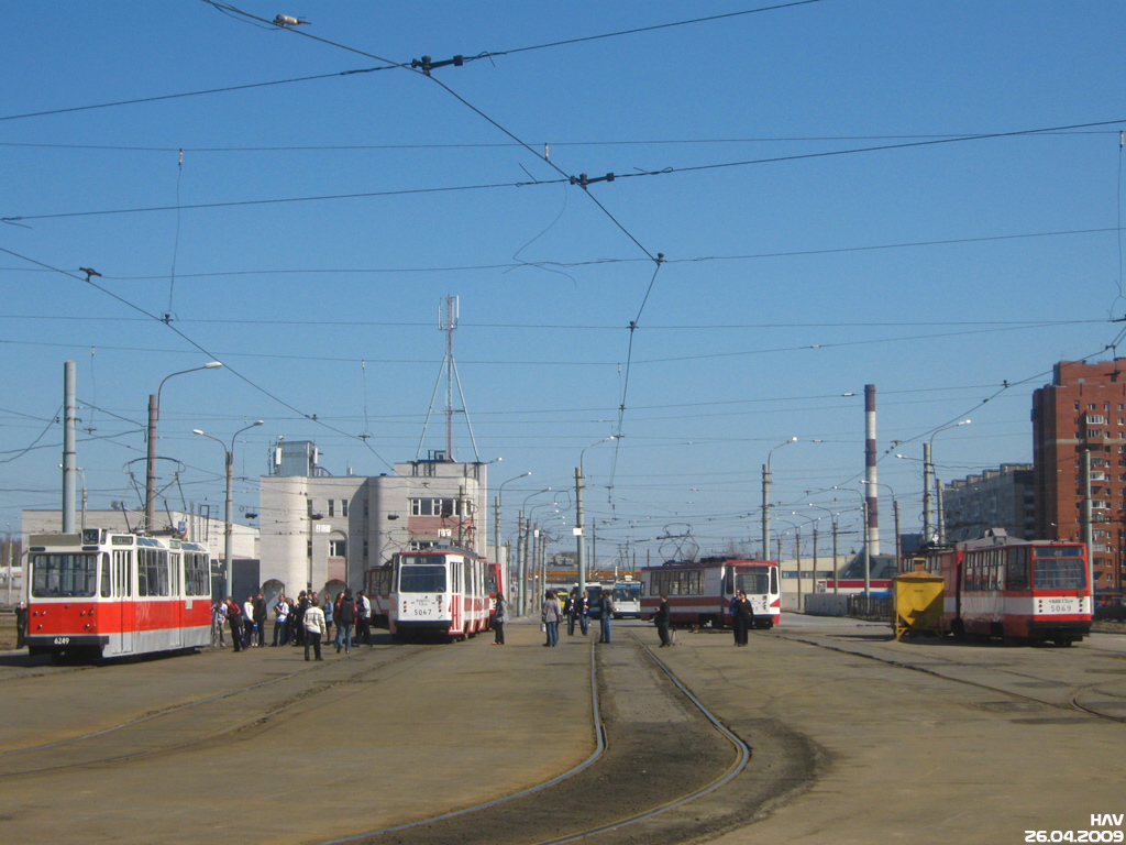 Sankt Petersburg — Service points and rail departments